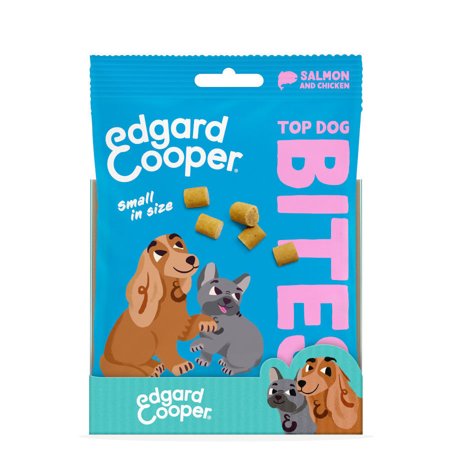 Edgard & Cooper Snacks Mini de Salmão e Frango para cães , , large image number null